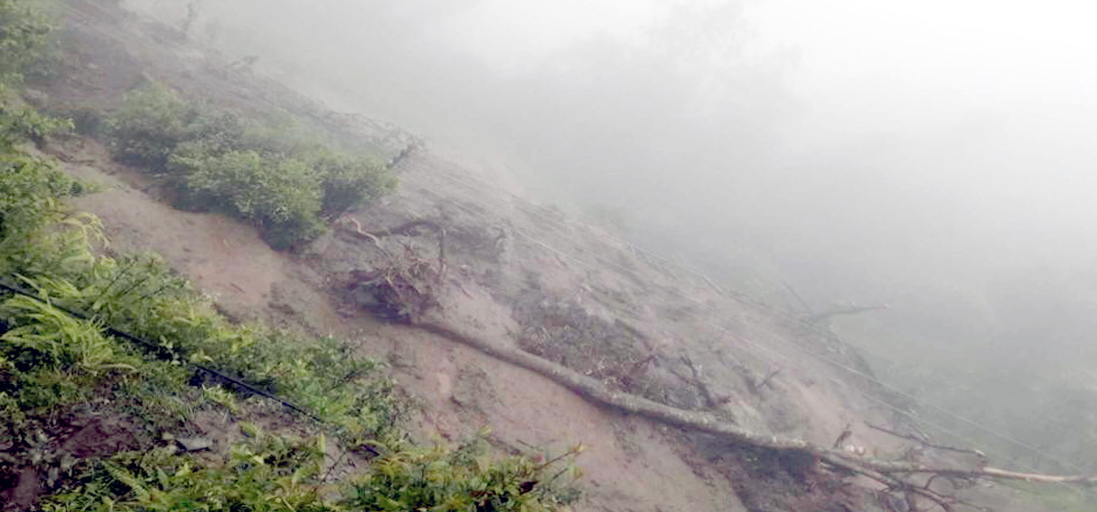 Budget crisis affects landslide control efforts in Myagdi section of Beni-Jomsom-Kerala road