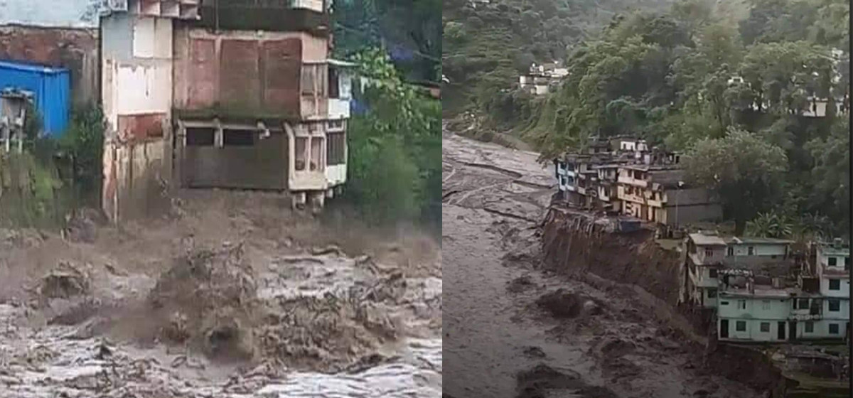 Darchula flood update: Four people of same family missing, one dead, affected locals evacuated