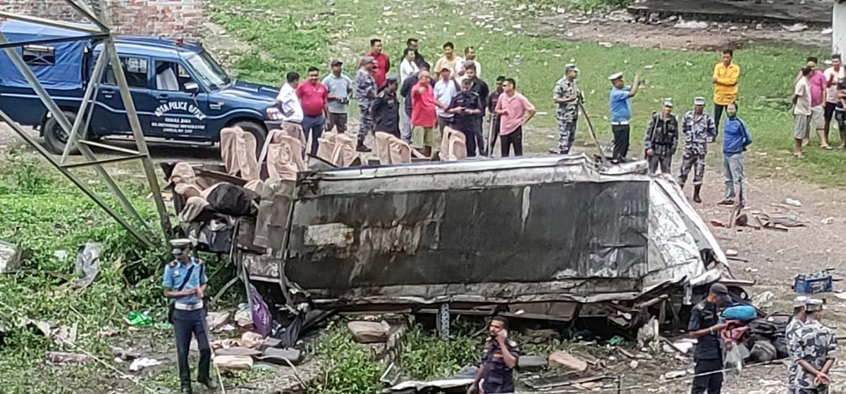 Death toll reaches 16 in bus accident in Amlekhganj