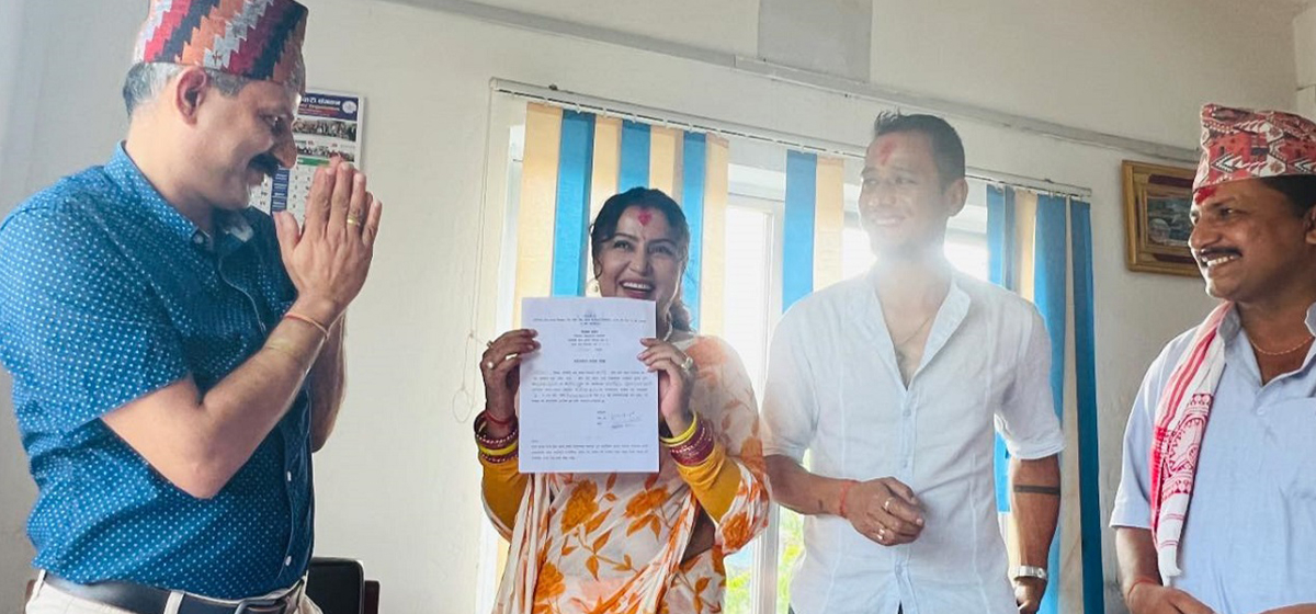 Rekha Thapa files candidacy from Morang-3