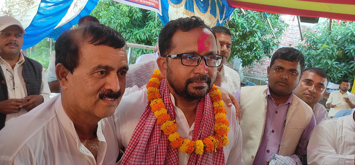 Prominent UML Madhesh leader Sanjeev Yadav joins NC