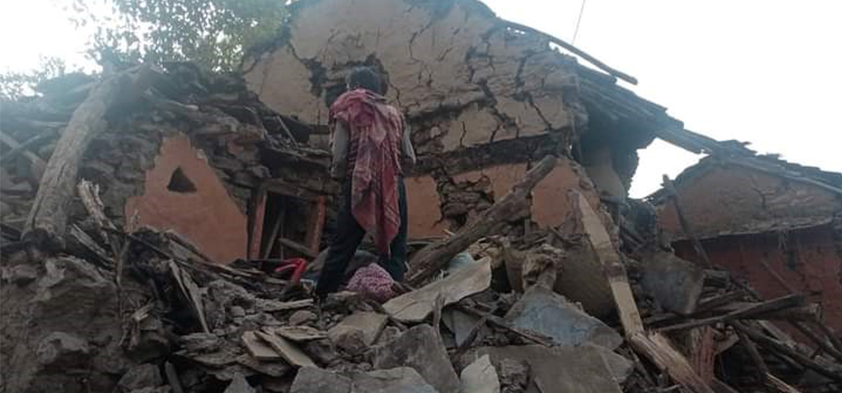 People injured in earthquake undergoing treatment in Doti