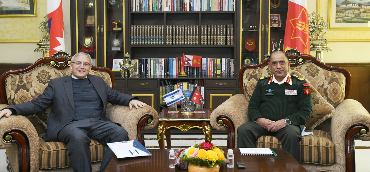 Israeli Ambassador calls on CoAS Sharma