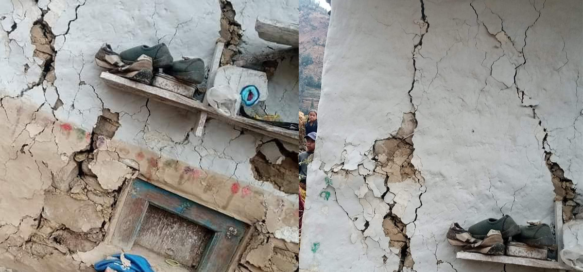 One killed in Bajura, 25 houses damaged as earthquake rattles Western Nepal