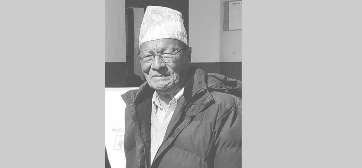 Mahabu Rural Municipality Chairman Lachhuman Gurung no more