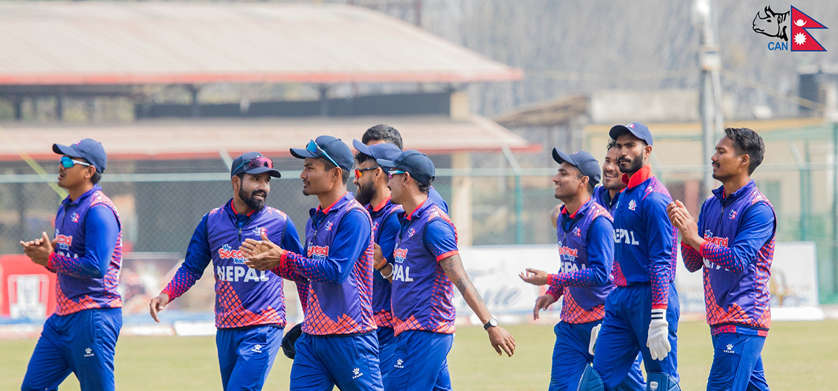 Captain Rohit Paudel partners with Karan KC to ensure thrilling win for Nepal