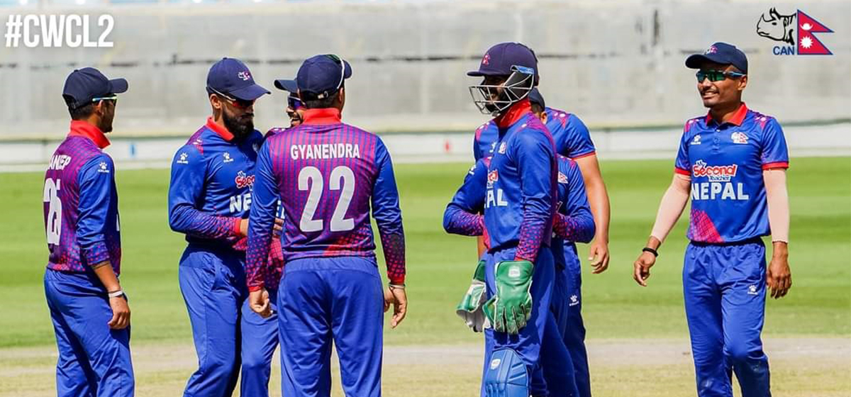 CAN announces Nepali team for ACC One Day Asia Cup Cricket