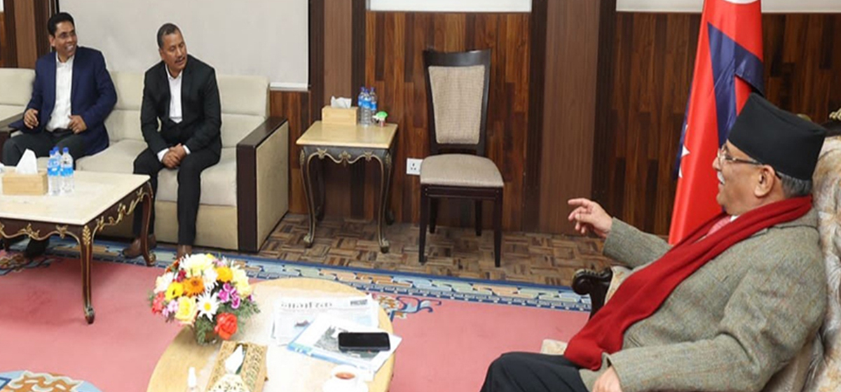 PM Dahal meets CPN leader Chand
