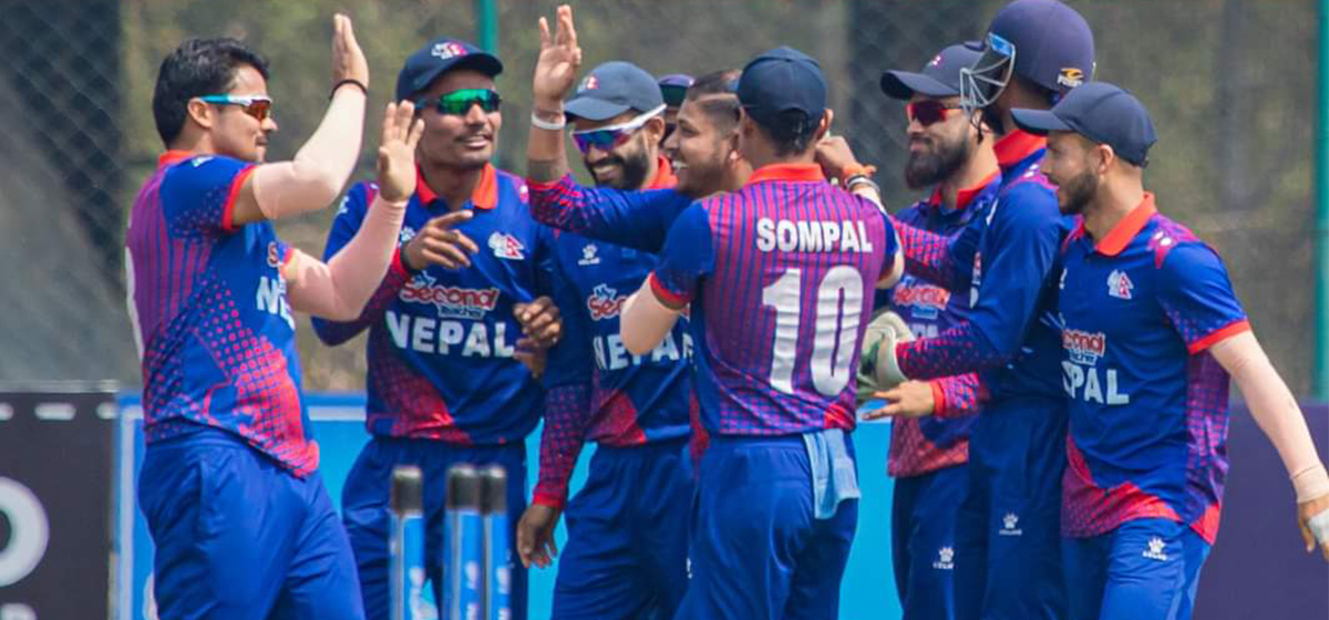 Two victories away from the historic spot at the Asia Cup, Nepal triumphs over Qatar in their ACC Men's Premier Cup match