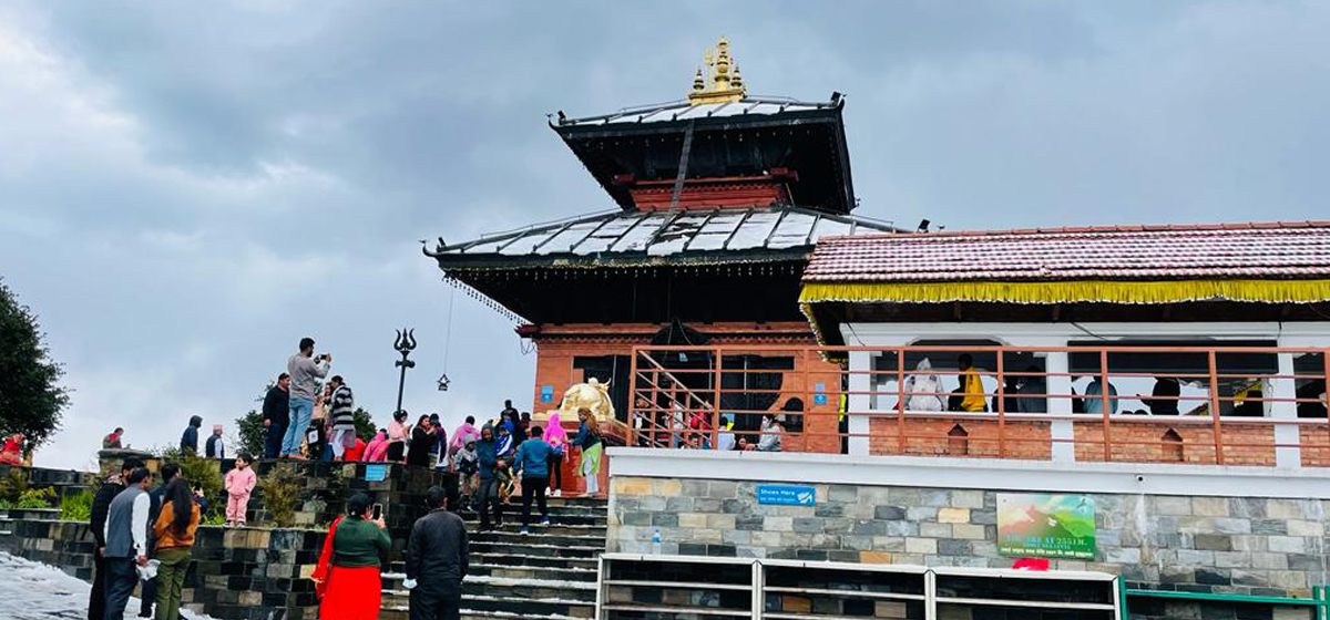 First snowfall of the year in Chandragiri hills (Photo feature)