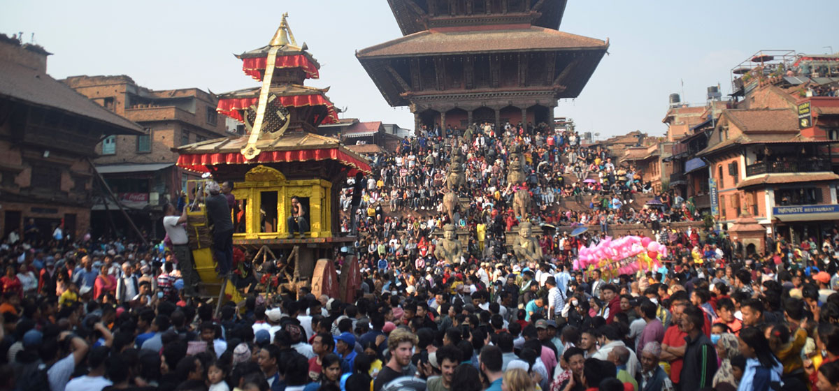 Bhaktapur celebrates Biska Jatra (Photo feature)