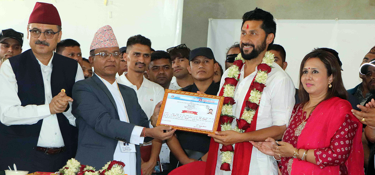 RSP Chair Lamichhane wins Chitwan-2 by-election, receives certificate of victory