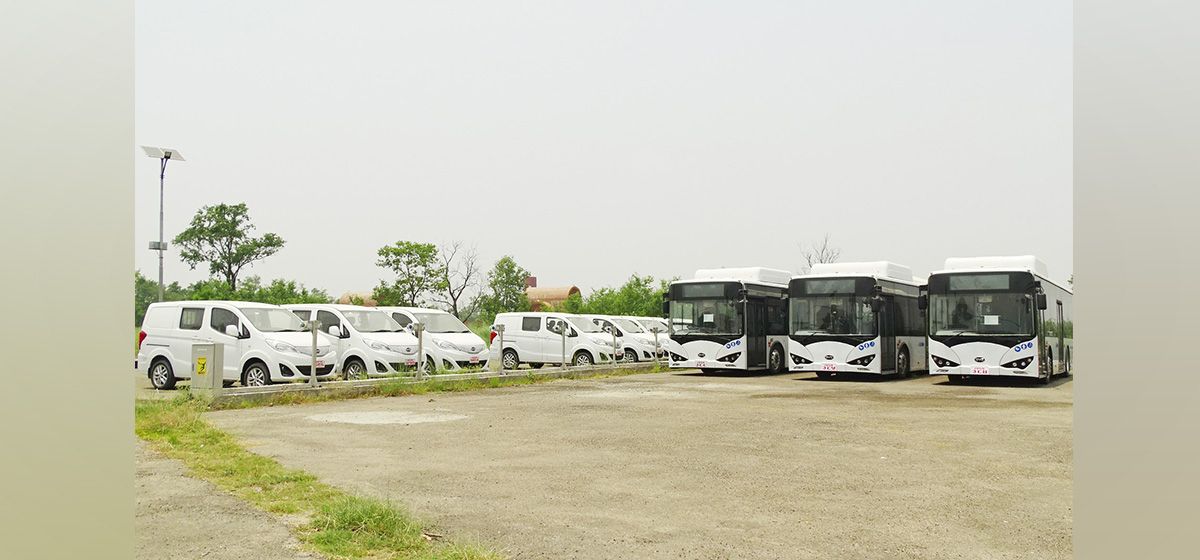 Electric buses to come into operation in Lumbini