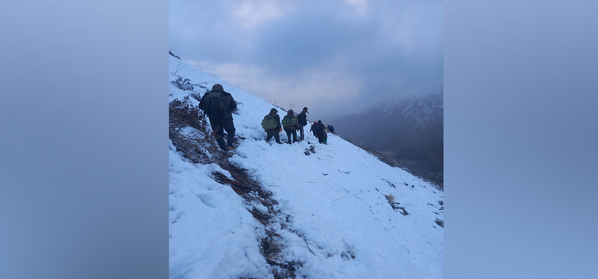 Mugu Avalanche: 10 feet of snow sets back search for missing persons