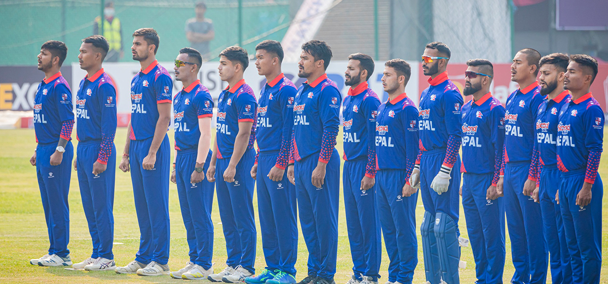 Nepali Cricket team reaches Sri Lanka for second match of Asia Cup