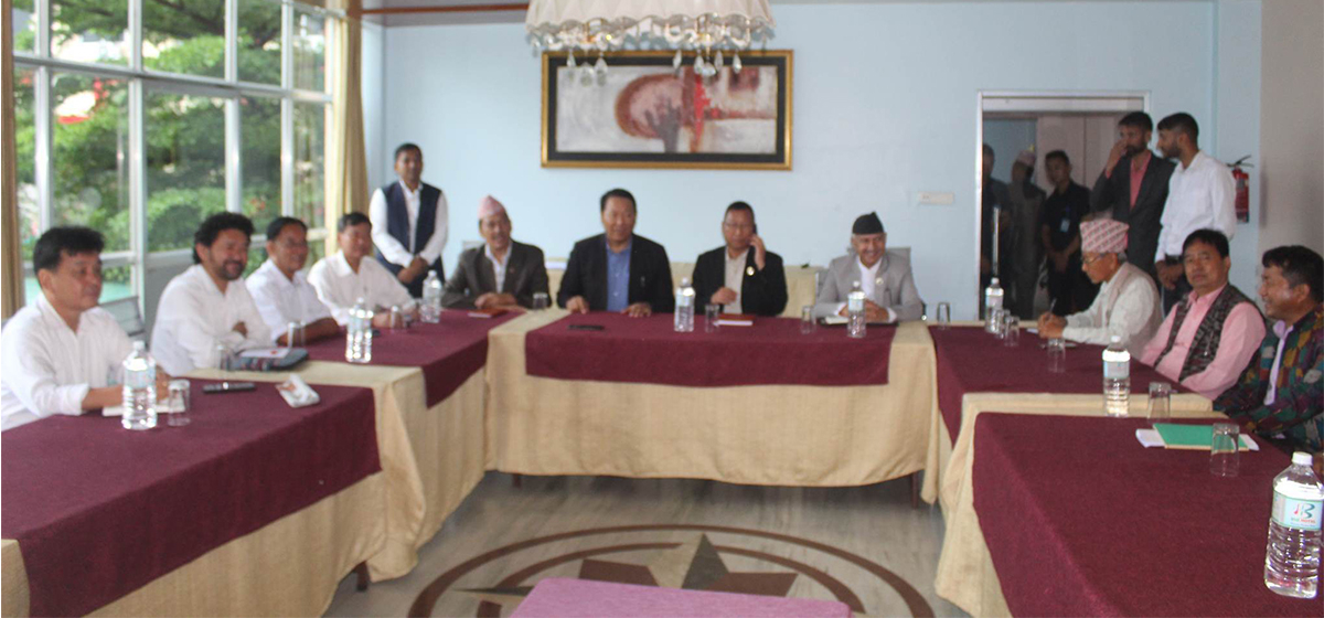 Agitating identity advocates and Koshi provincial govt officials sit for talks to discuss renaming Koshi province