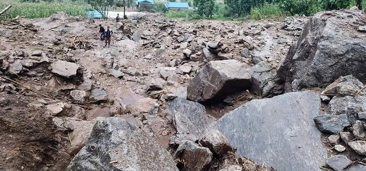 Three of a family killed in Okhaldhunga landslide