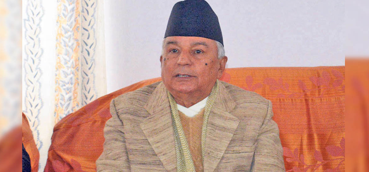 Prez Paudel submits a bill of around Rs 5.5 million for the reimbursement of of his medical expense in New Delhi