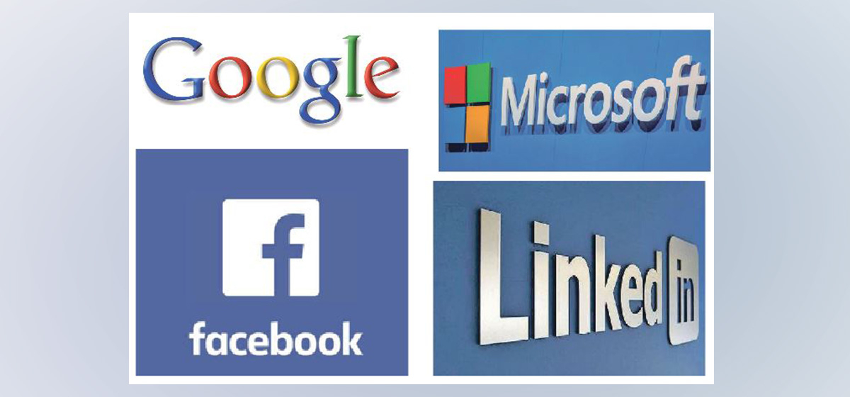 Tech giants Google, Facebook, and Microsoft among six int’l companies registered in Nepal's tax system