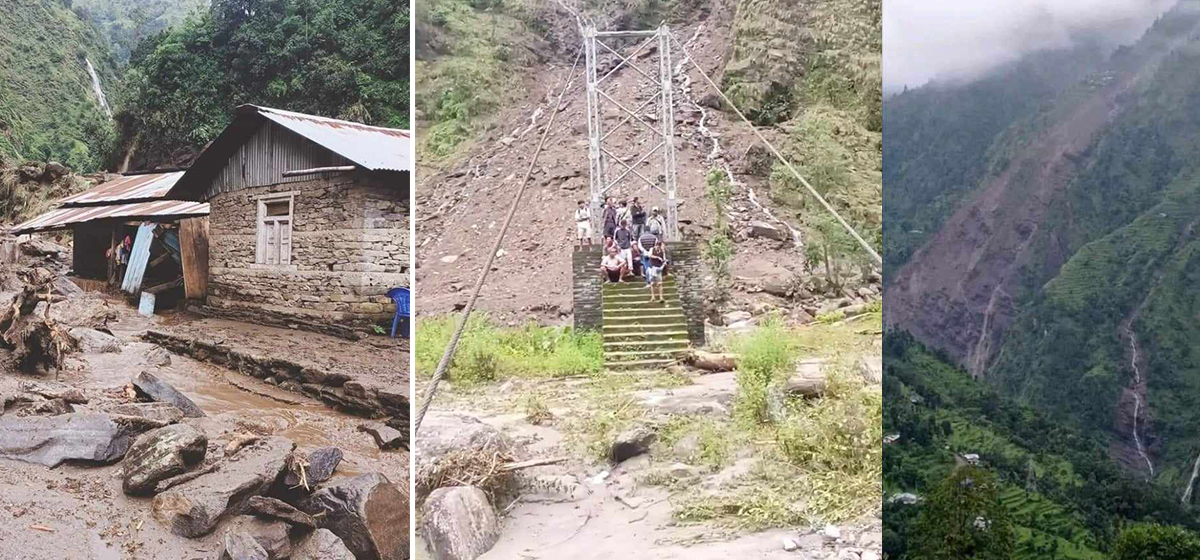 Child killed, three missing in Dolakha landslide