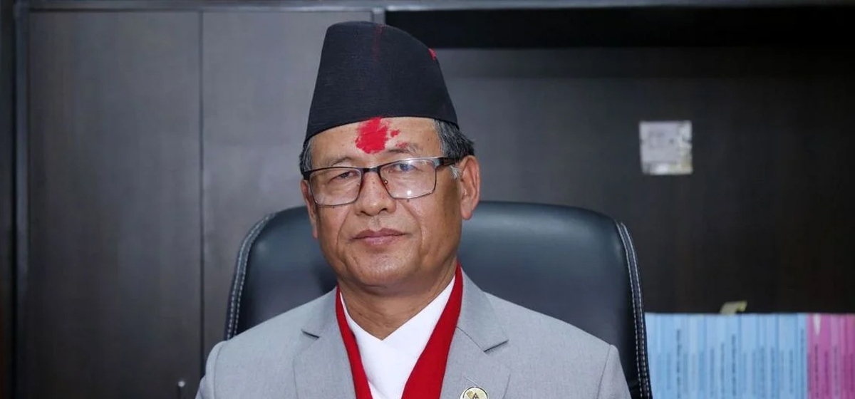 NC Vice President Gurung writes letter to Speaker demanding action against Home Minister Lamichhane