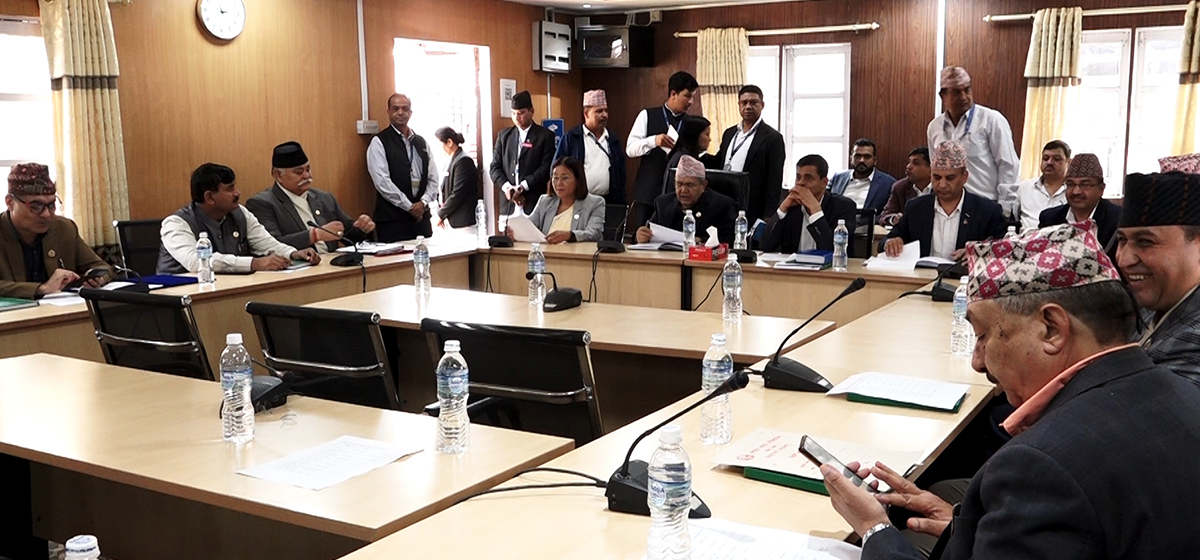 Speaker Ghimire holds discussion with parliamentary committee chairpersons