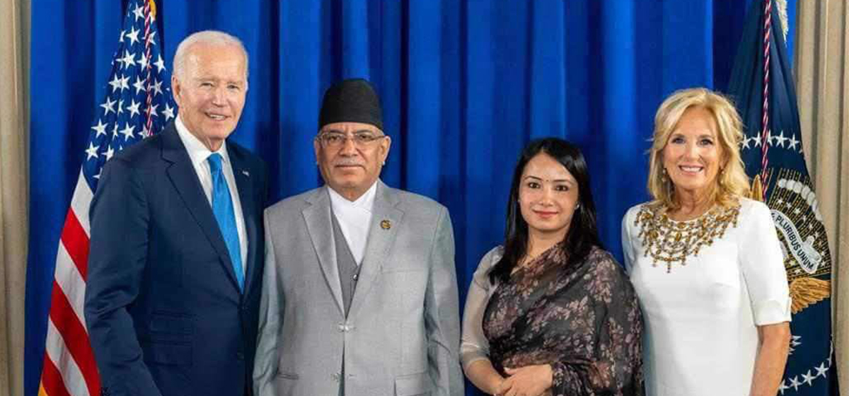 PM Dahal holds meeting with US President Biden