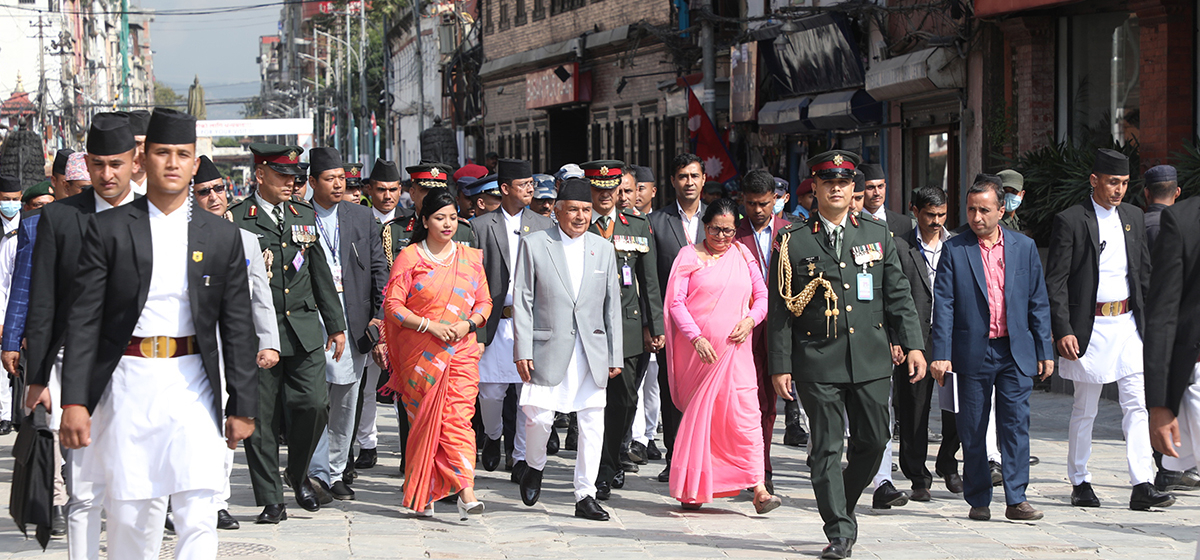 President, other VVIPs observe Indra Jatra (Photos)