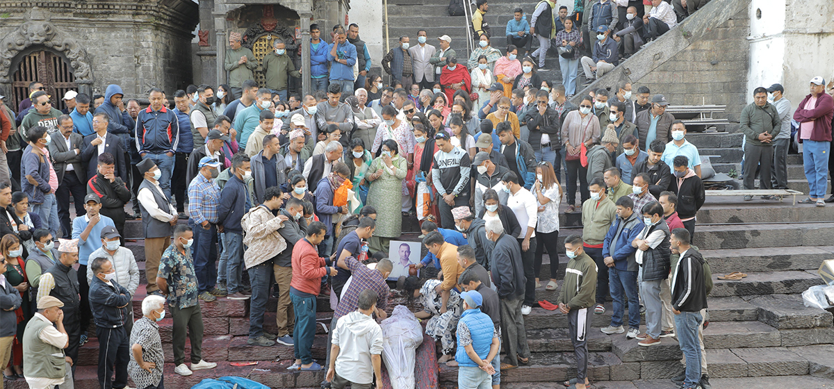 Last rites of captain Sedhai performed on Thursday