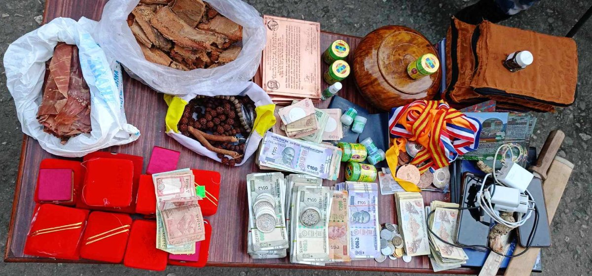 Three Bhutanese nationals arrested with prohibited items in Ilam near Nepal-India border