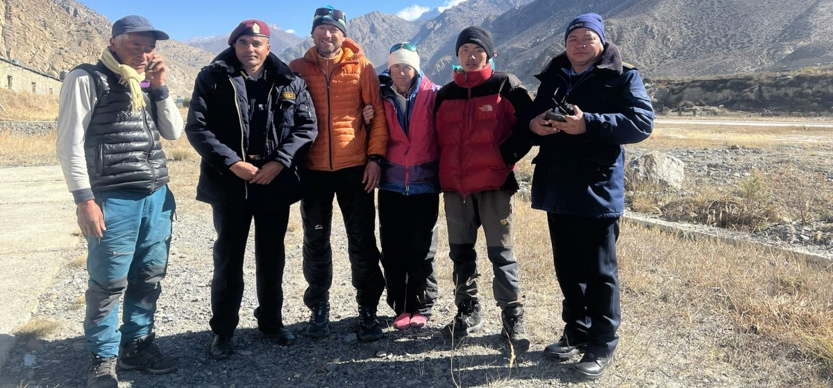 Police safely rescue tourists and guides lost on Dolpa-Mustang trek