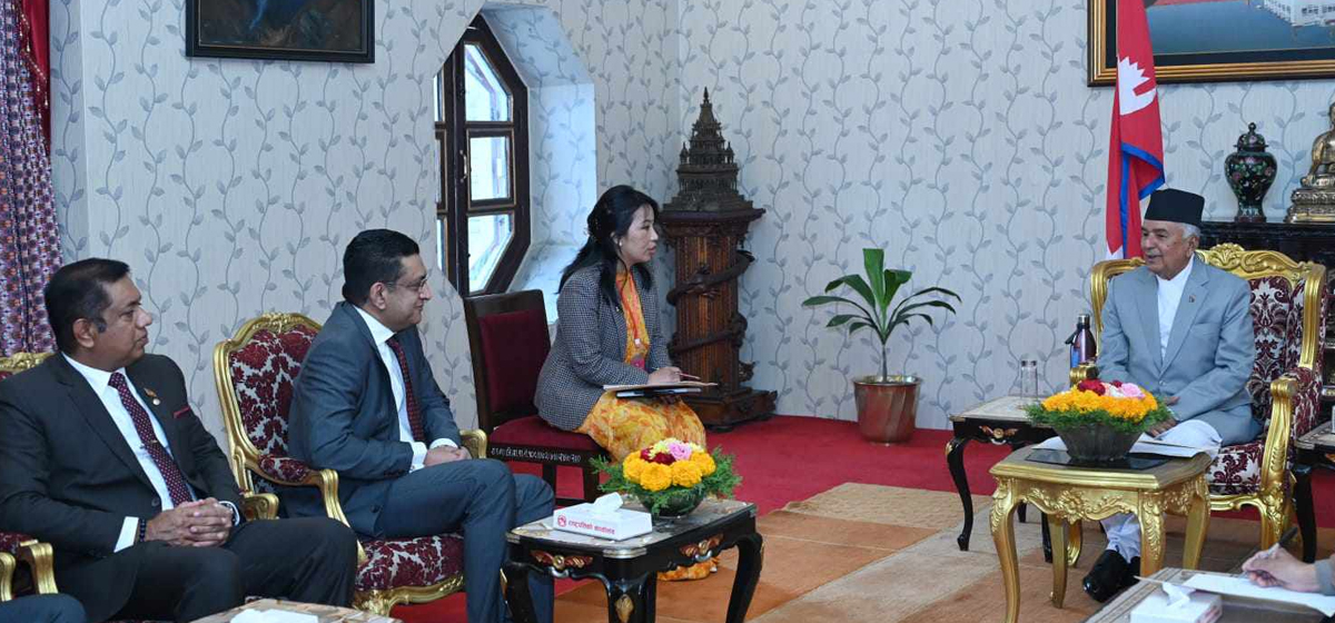 Sri Lankan Minister Sabry pays courtesy call on President Paudel