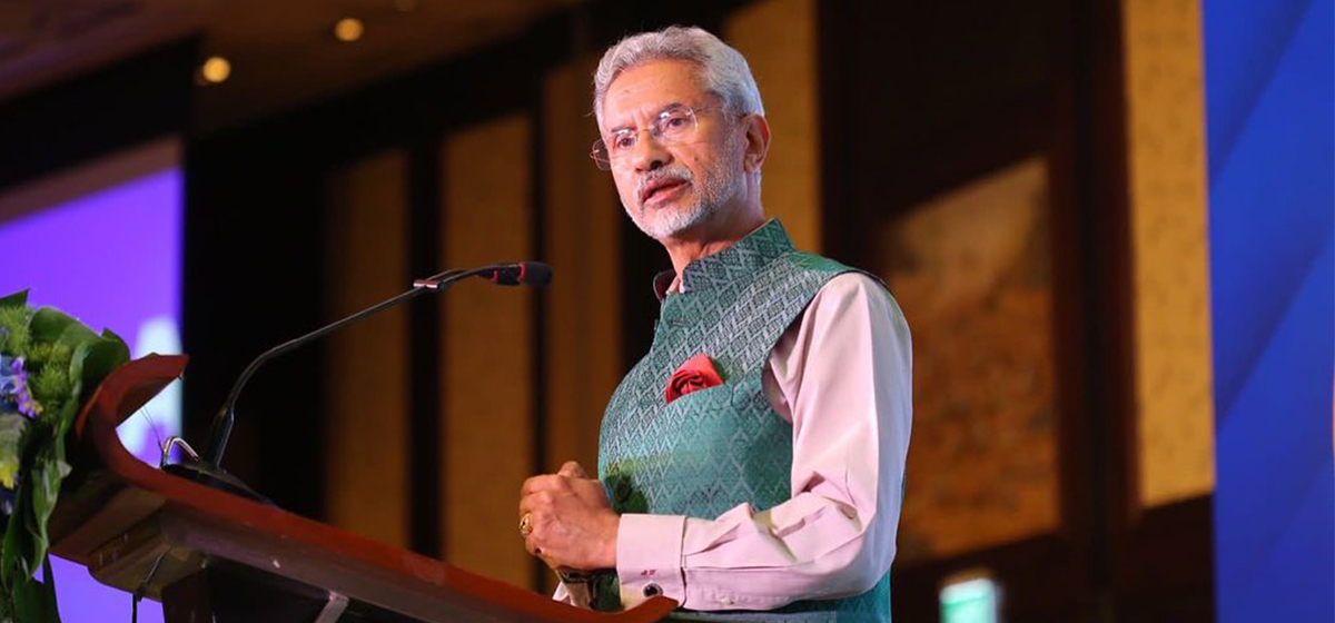 Indian External Affairs Minister Jaishankar arriving in Kathmandu on Thursday on a two-day official visit to Nepal