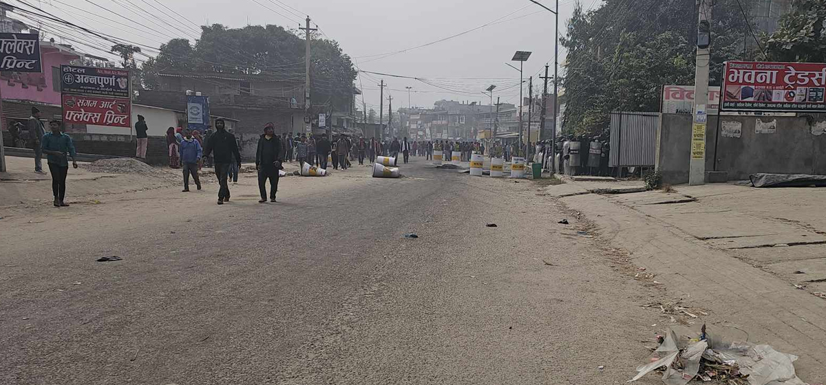 Curfew imposed once again in Sarlahi’s Barahathawa