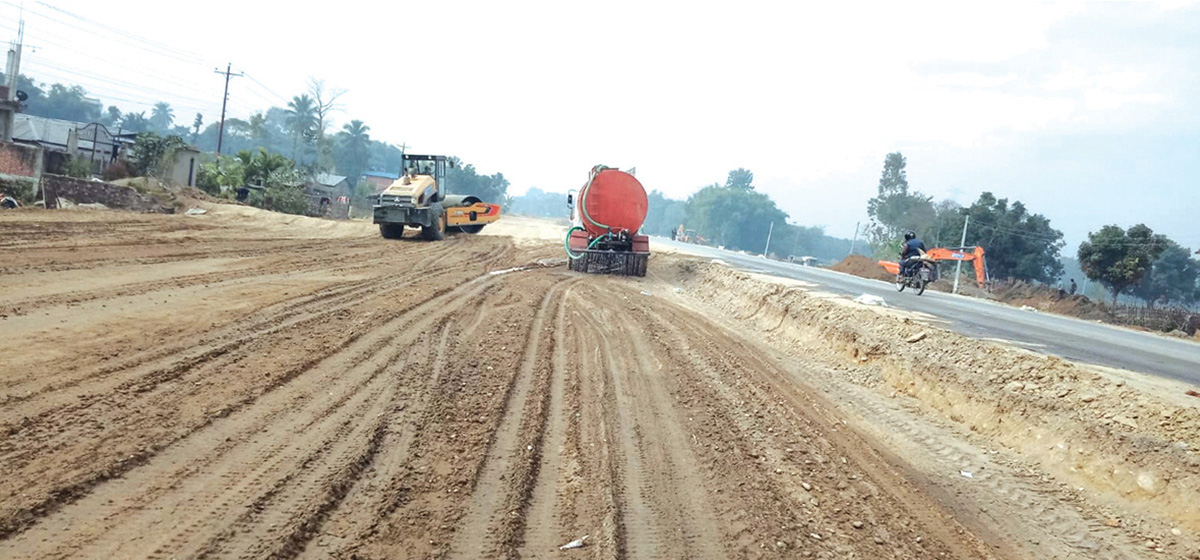 Chinese contractor dilly-dallying Kanchanpur-Kamala road upgradation work