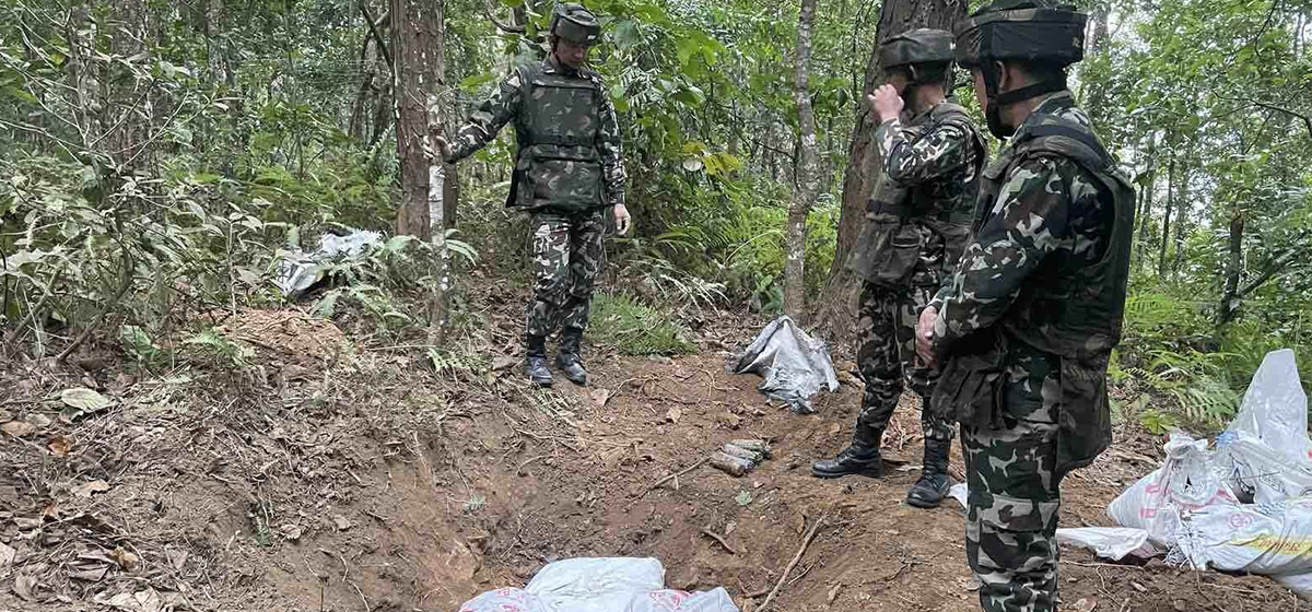 Nepali Army defuses 65 explosives in Sankhuwasabha