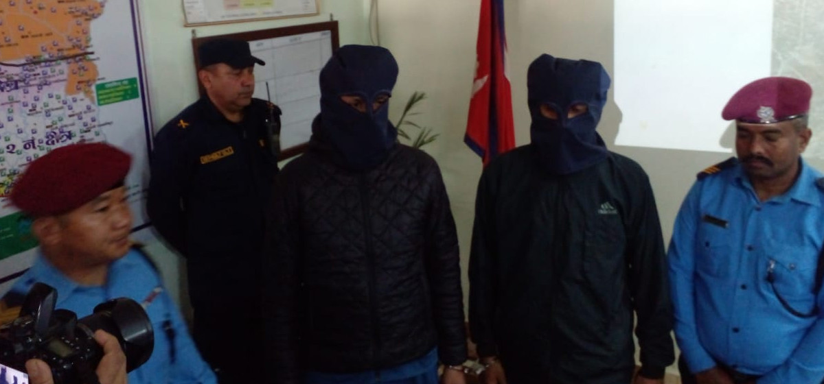 Two individuals arrested for planting a suspicious object in Morang identified as members of CPN Maoist (Mahabir) group