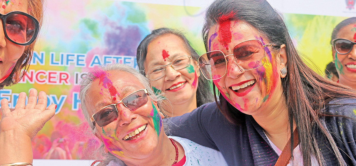 Colorful triumph: Cancer survivors celebrate life with joyous Holi festival