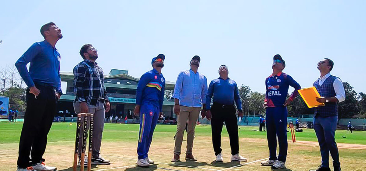 Nepal fielding first against Gujarat in T20 tri-series opener