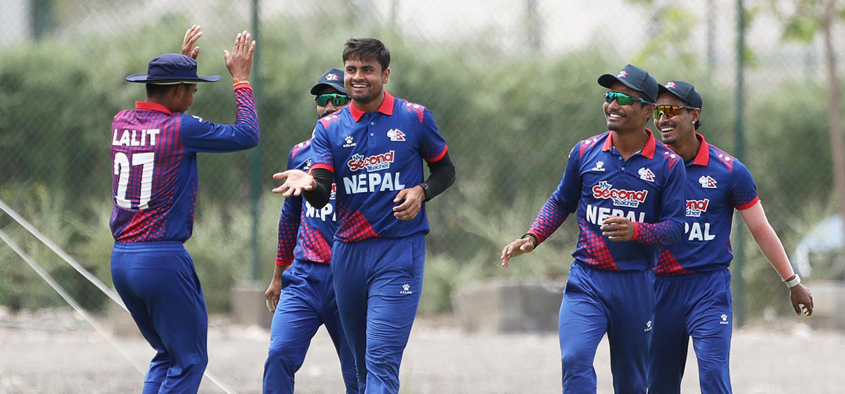 Nepal clinch third consecutive victory, defeat Hong Kong by 8 wickets