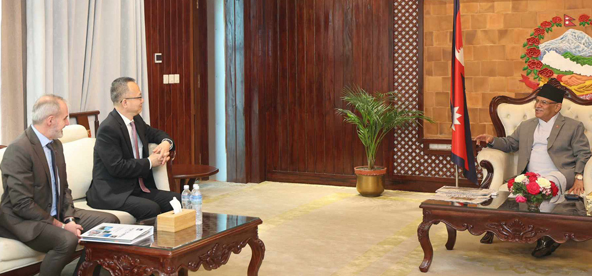 ADB Vice-President Yang pays courtesy call on PM Dahal