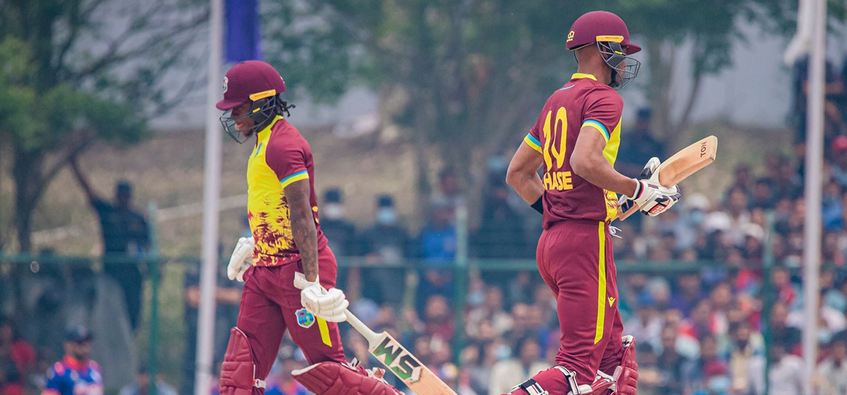 West Indies 'A' sets Nepal a target of 205 runs