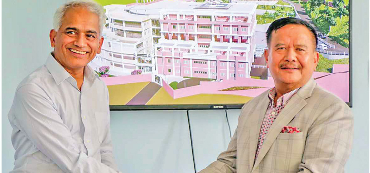 Bhatbhateni Supermarket Chairman Gurung pledges to contribute Rs 410 million to build a children's hospital