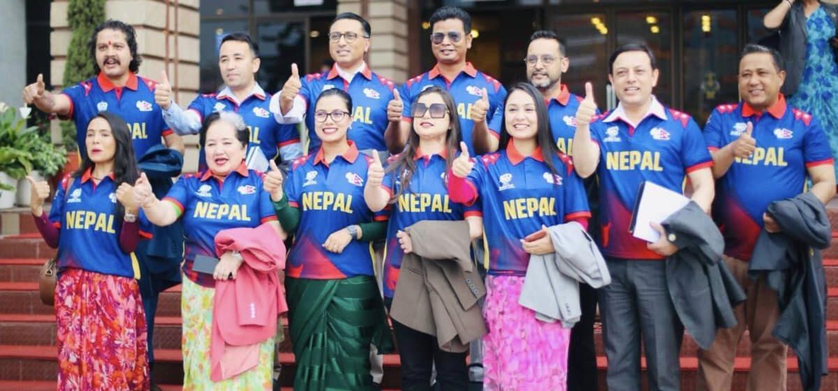 RSP lawmakers reach parliament wearing jersey of national cricket team