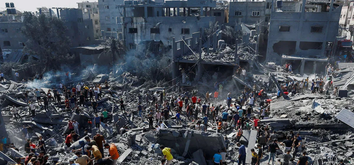At least 210 Palestinians killed in Israeli airstrikes in central Gaza