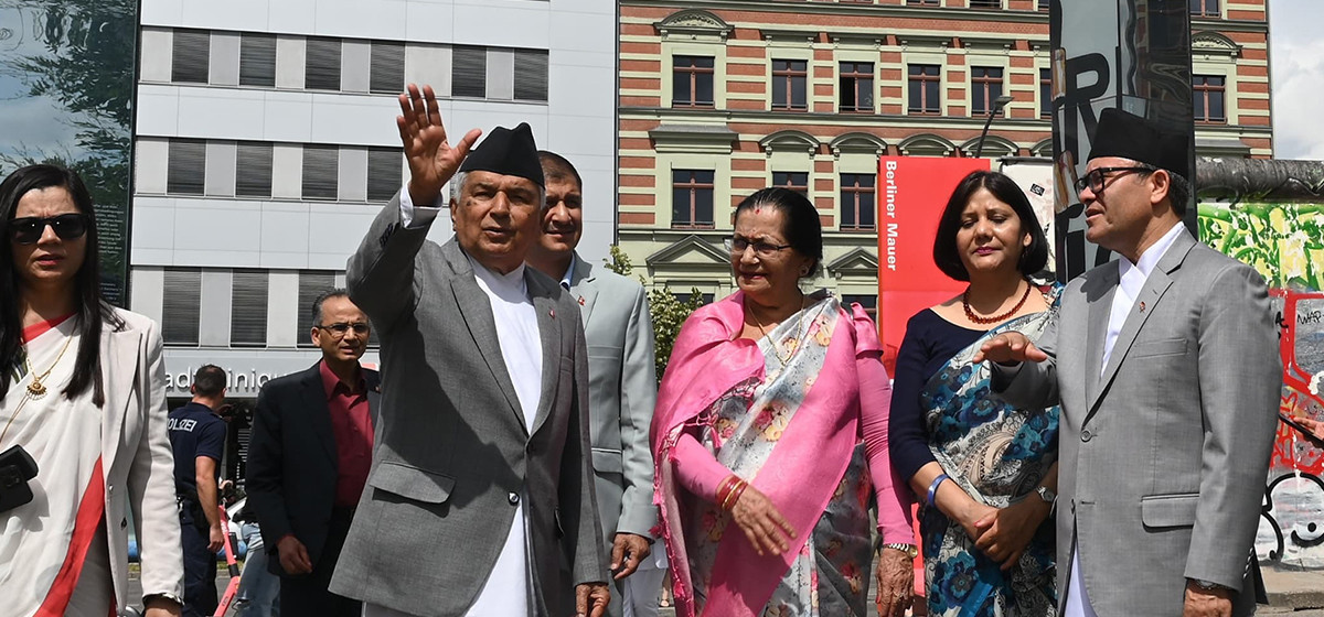 President Paudel leaves Berlin for home