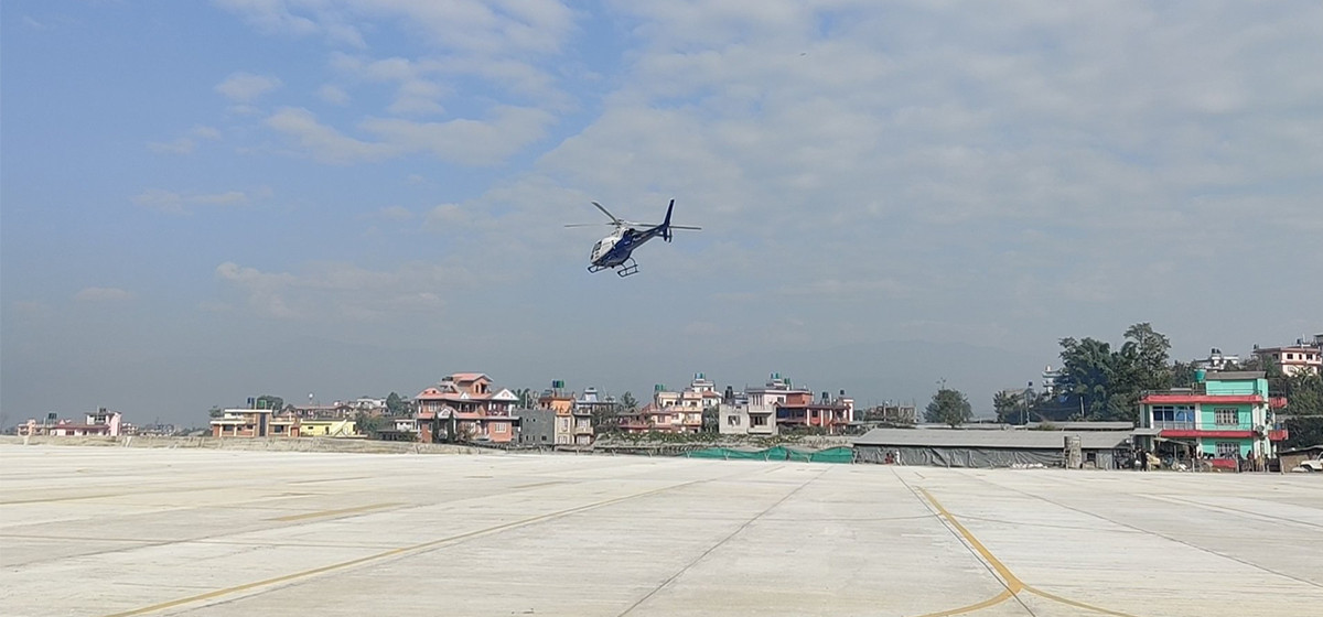 Flights halted at Nalinchowk heliport, CAAN says it has no formal information