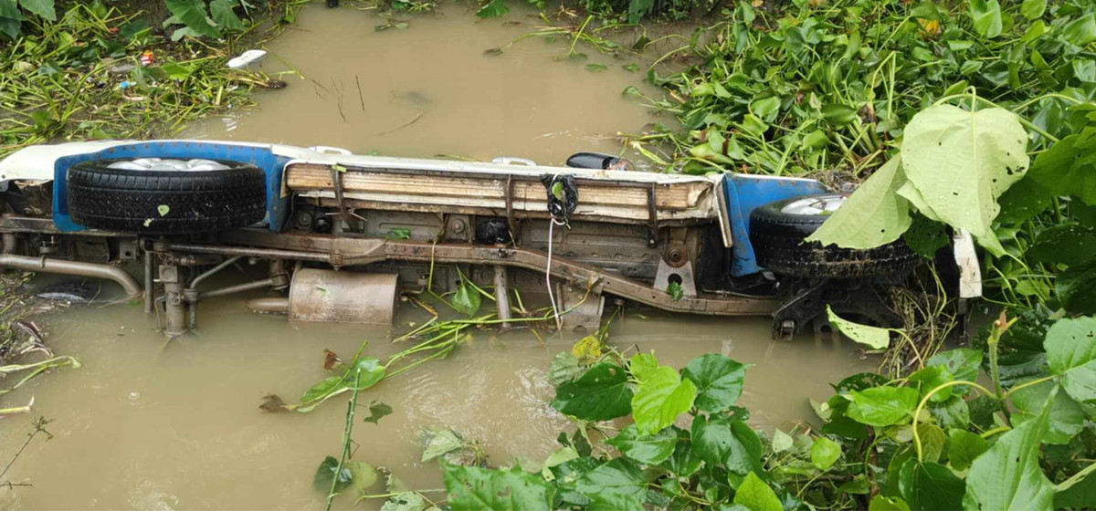 Scorpio carrying wedding-goers meets with accident in Rautahat, two killed