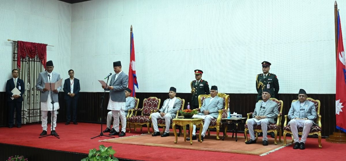 Attorney General Badal takes oath of office and secrecy