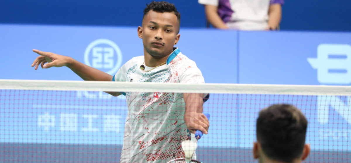 Paris Olympics 2024: Prince Dahal loses to Danish badminton player